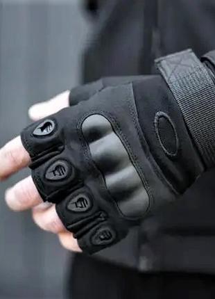 Армейские штурмовые перчатки TTX Combat без пальцев L , черные