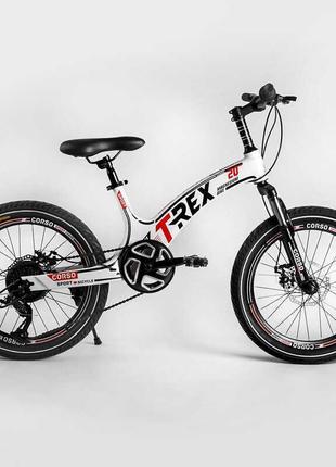 Детский спортивный велосипед 20’’ corso t-rex 64899 с магниево...