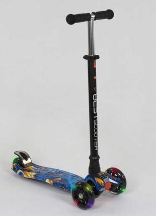 Детский трехколесный самокат 779-1334 maxi "best scooter", кол...
