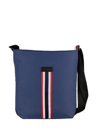Жіноча сумочка кросбоді стильного синього кольору, сумка через...