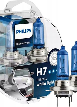 Галогенные лампы Philips H7 DiamondVision 5000k