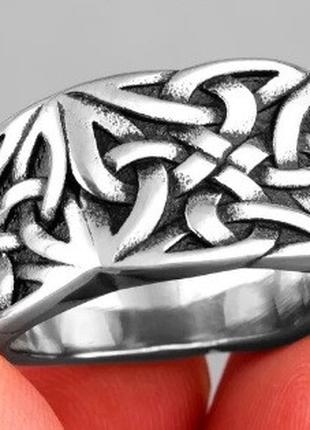 Кельтское кольцо "Викингский Узел". Размер 26