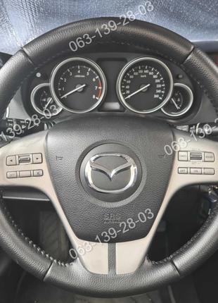 Оплетка чехол на руль для Mazda 6 GH Мазда