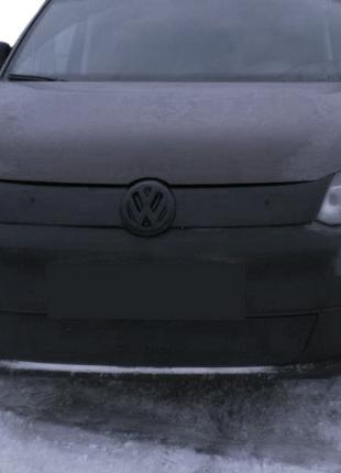 Зимняя накладка на решетку (верхняя) Матовая для Volkswagen Ca...