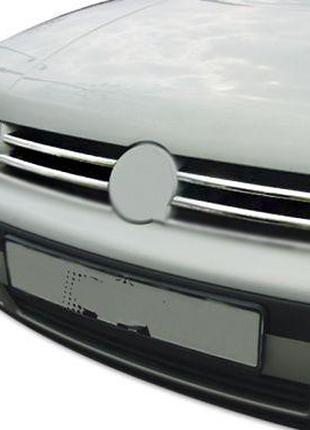 Накладки на решетку (4 шт, нерж) для Volkswagen Golf 4