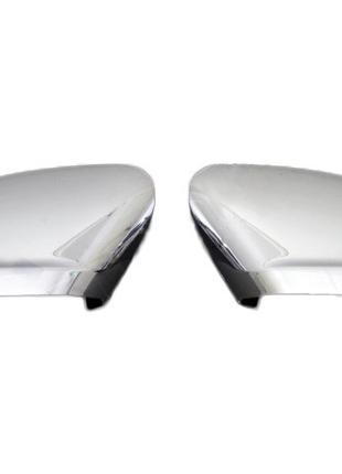 Накладки на зеркала Вариант 2 (2 шт, пласт) для Volkswagen Cad...