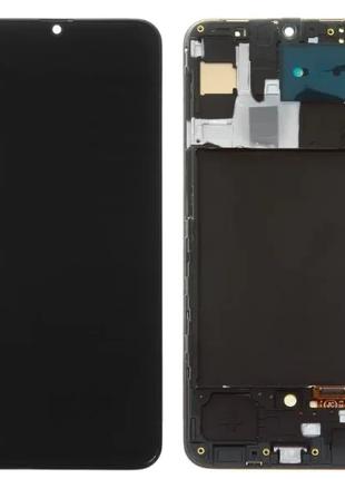 Дисплей Samsung A307 Galaxy A30s с сенсором, черный, с рамкой,...