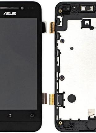 Дисплей Asus A400CG Zenfone 4 с сенсором, черный, с рамкой