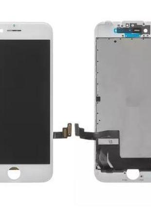Дисплей iPhone 7 с сенсором, белый, original (переклеенное сте...