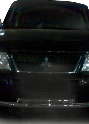 Передняя защита ST014 (нерж.) для Mitsubishi Pajero Wagon III