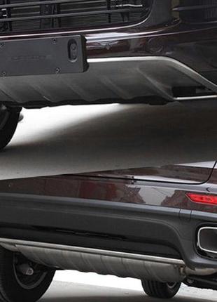 Передняя и задняя накладки (2015-2017) для Porsche Cayenne