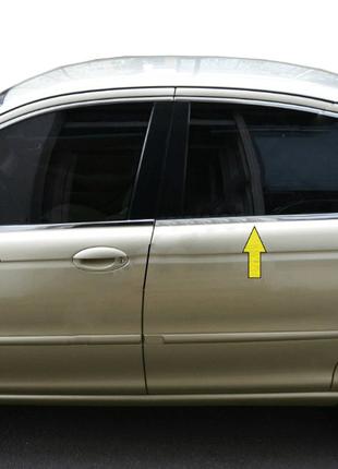 Нижняя окантовка стекол (нерж) для Jaguar X-Type