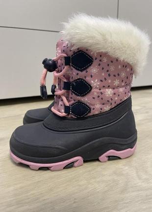 Зимові чоботи/сноубутси на дівчинку