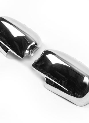 Накладки на зеркала (2 шт, пласт.) для Honda Civic Sedan VII 2...