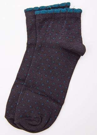 Женские носки средней длины, черного цвета, размер 36-40, 167R777