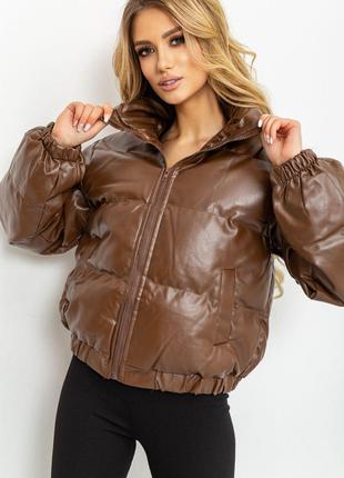 Куртка женская демисезонная, цвет коричневый, размер 44, 198R7878