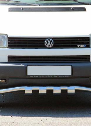 Нижняя губа с грилем ST010 (нерж) 51мм для Volkswagen T4 Trans...