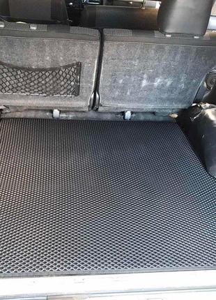 Коврик багажника (EVA, черный) для Toyota Land Cruiser 80
