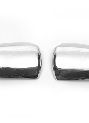 Накладки на зеркала (2 шт, нерж) для BMW X5 E-70 2007-2013 гг