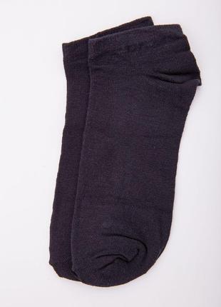 Мужские короткие носки, черного цвета, размер 40-45, 167R260