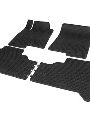 Резиновые коврики (4 шт, Polytep) для Mitsubishi Pajero Wagon III
