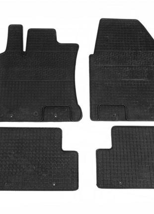 Резиновые коврики (4 шт, Polytep) для Nissan Qashqai 2007-2010 гг