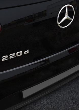 Накладка на задній бампер (ABS) для Mercedes GLC coupe C253