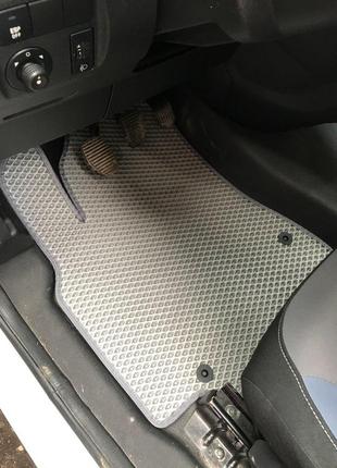 Коврики EVA (серые) Передние (2 шт) для Peugeot Partner Tepee ...