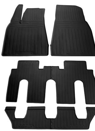 Гумові килимки (7-місний, Stingray Premium) для Tesla Model X
