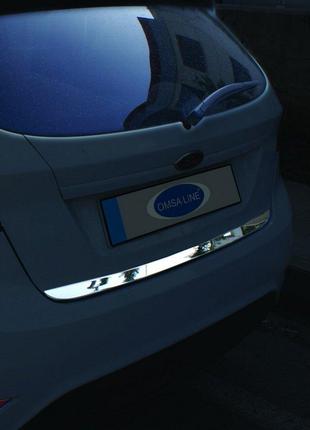 Кромка багажника (нерж.) Carmos - Турецкая сталь для Ford Fies...