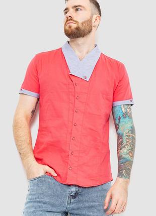 Рубашка мужская, цвет розовый, размер XL, 186R7118