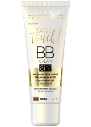 Тональный крем Eveline Cosmetics 8in1 Satin Touch BB Cream SPF...