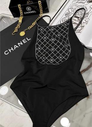 Купальник Chanel Шанель цельный боди купальники 2023