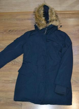 Superdry s-m женская зимняя куртка пуховик аляска парка