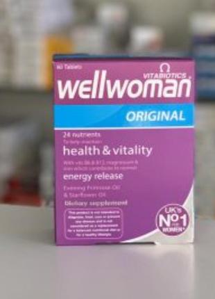 Wellwoman комплекс витаминов для женщин 60шт египет