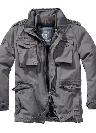 Куртка мужская m-65 brandit giant серый (m)