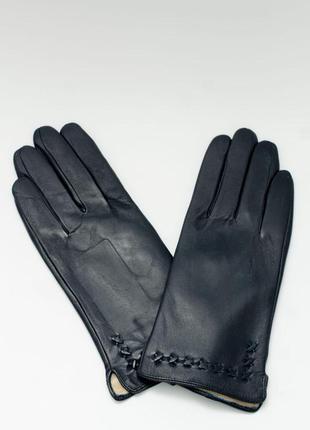 Женские кожаные перчатки. темно-синий, серый, коричневый, борд...