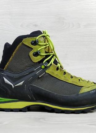 Чоловічі трекінгові черевики для альпінізму salewa gore-tex ор...