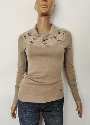 Женская изысканная легкая кофточка пуловер extasy, италия, р.s/m