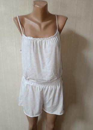 Пижамный комплект с шортами. набор для сна пижама женская. пиж...