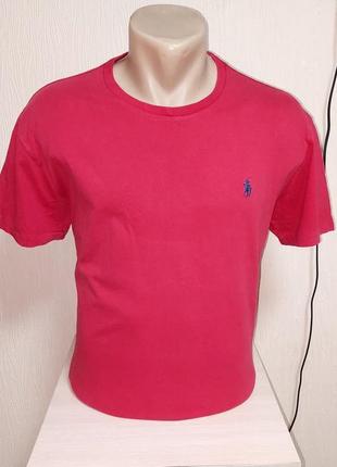 Стильная футболка красного цвета polo ralph lauren, 💯 оригинал...