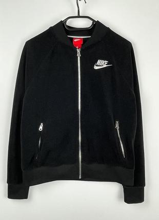 Nike velour sportswear full zip бомбер кофта зіп