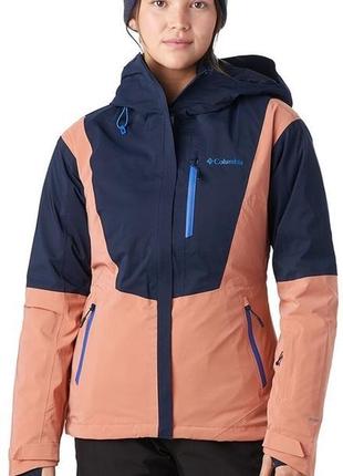 Куртка colambia 3 в 1 лижна зимова оригінал пух персиковий