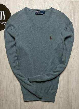 Мужской премиальный свитер polo ralph lauren, размер s-м
