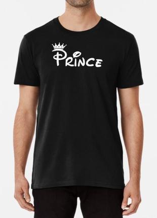 Мужская футболка prince корона для сына