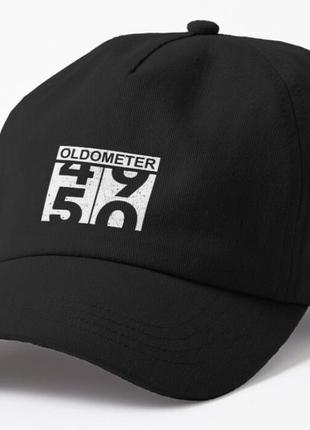 Кепка унисекс с принтом oldometer олдометер 50 день рождения