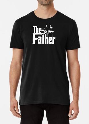 Мужская футболка отец the father черный s