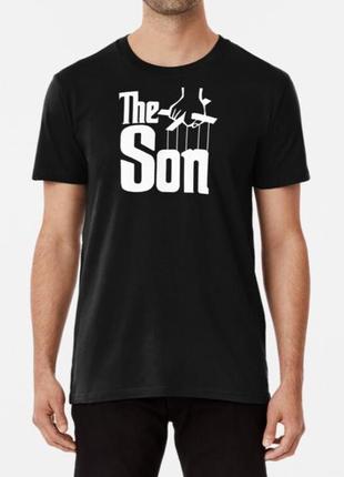 Мужская футболка сын the son для сына черный s