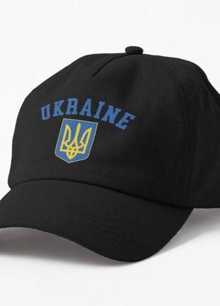 Кепка унисекс с патриотическим принтом ukraine, герб украины ч...