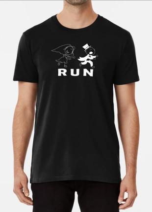 Мужская футболка с принтом жених беги run